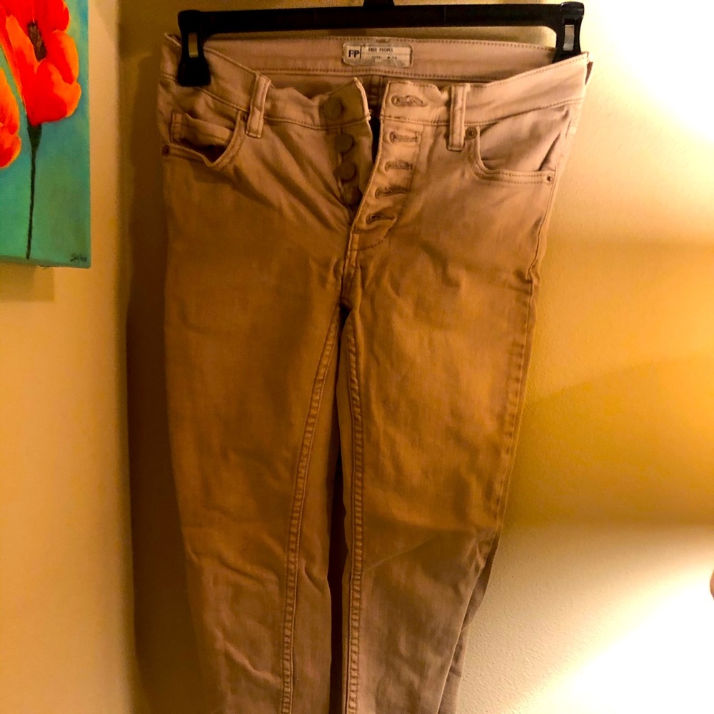Free People pants. Skinny legs. Size 24.